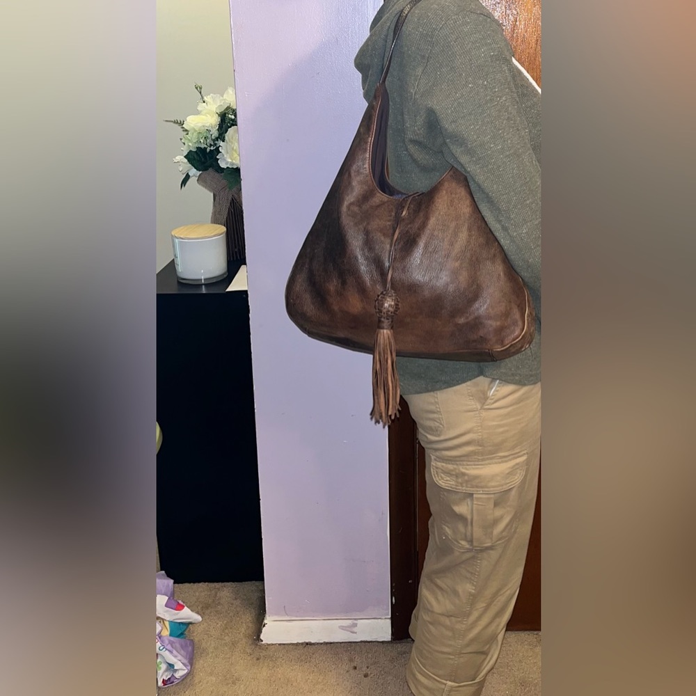 🍌 🍫 Banana Republic chocolate brown bag GUC - Picture 5 of 5